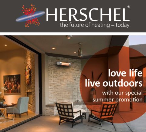 Herschel California 2kW Heater – for outdoor living