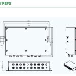 Dimensions of PEFS-8P