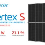 Trina Solar Vertex S black frame DE09.08 - with logo banner